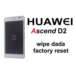 Huawei Ascend D2 стирание данных / сброс настроек к заводским