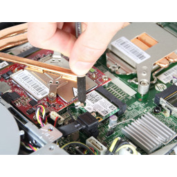 Замена беспроводного адаптера HP ProOne 600 G1