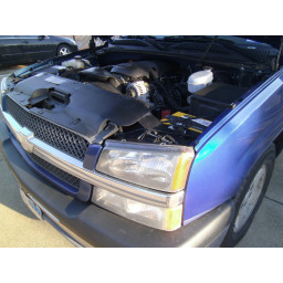 2003-2006 Chevrolet Silverado Замена лампы фар