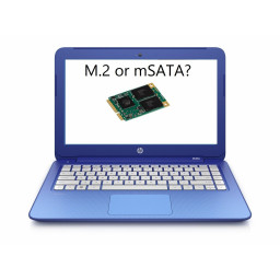 Разборка HP Stream 13 для обновления мини-SSD PCIe